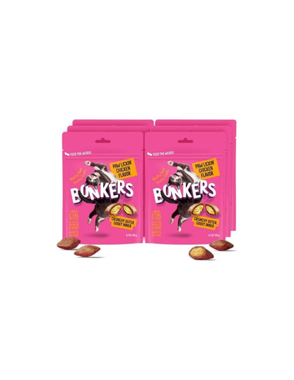 Golosinas para Gatos Bonkers Paw Lickin’ 6 Pack Sabor Pollo 180gr