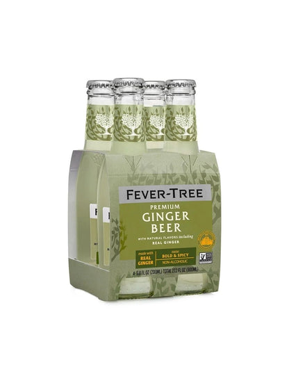 Cerveza de jengibre real Fever-Tree picante 4 pack de 800ml