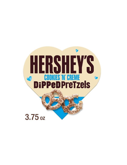 Pretzels Cookies ’n’ Creme en Caja de Corazón HERSHEY’S 106gr