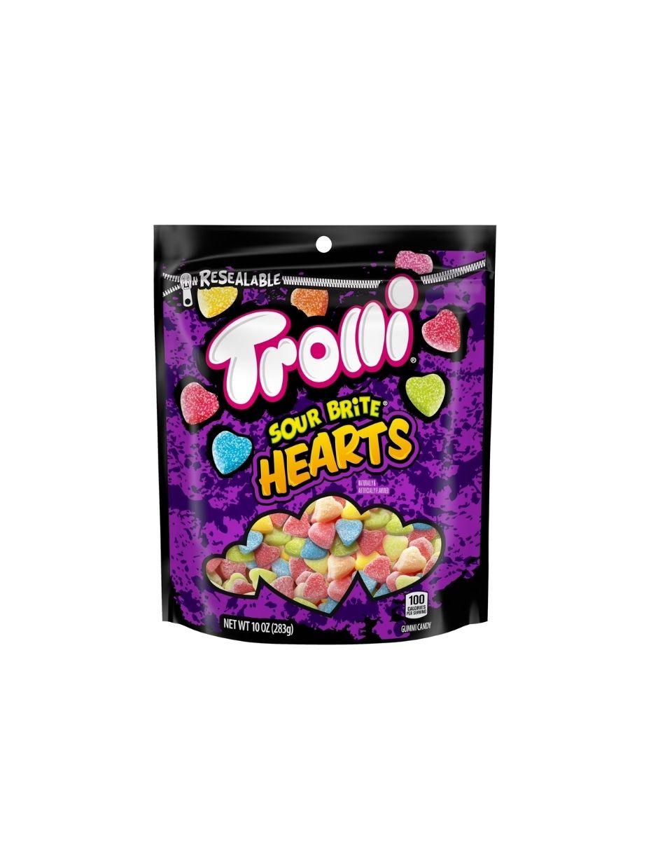 Trolli Gomitas Sour Brite corazones San Valentín 283gr