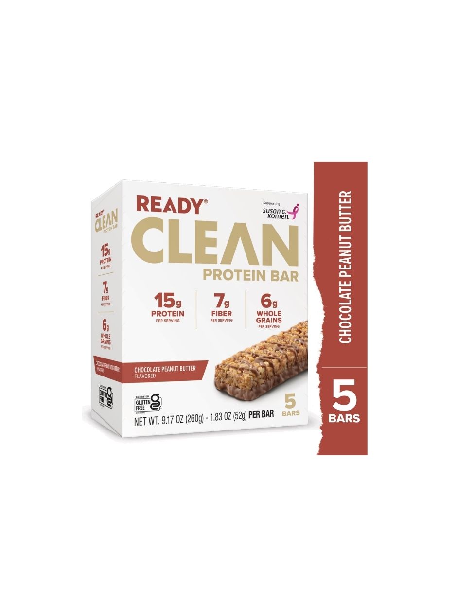 Barras de Proteína Ready Nutrition Caja de 5 Unidades 260gr