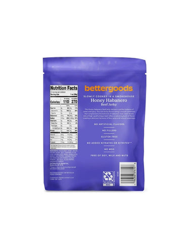 Cecina de Res con Miel y Habanero bettergoods 71gr