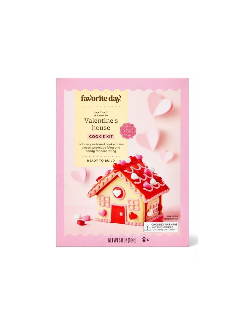 Kit de Galletas Mini Casita de San Valentín Favorite Day 164gr