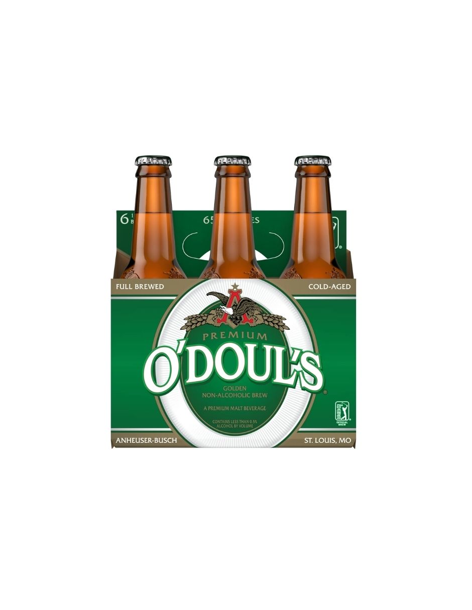 Bebida de Malta Dorada sin Alcohol Premium Paquete de 6 Pack 354ml | O'Doul’s