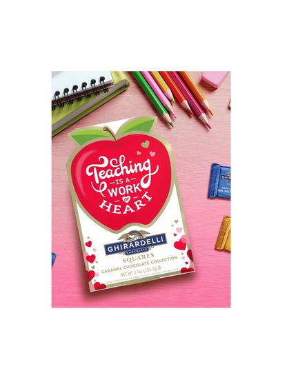 Chocolates De Regalo para Maestros de San Valentín con Caramelo Ghirardelli 105gr