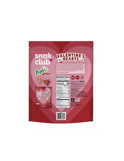 Gomitas de Corazón con Chile y Limón para San Valentín 340gr – Snak Club Tajín