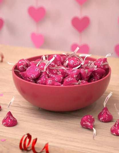 Chocolate Centro Sabor Cereza para San Valentín 255gr – Hershey's Kisses