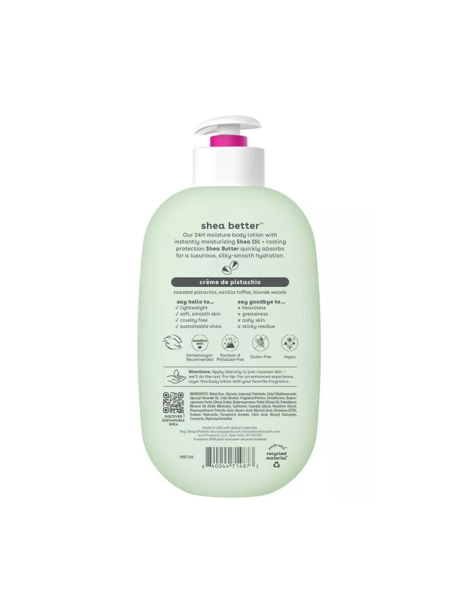 Loción Corporal Hidratante de Pistachio 473 ml - eos Shea Better Crème