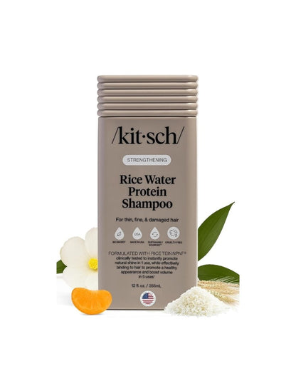 Champú Fortalecedor con Proteína de Agua de Arroz 355ml - Kitsch