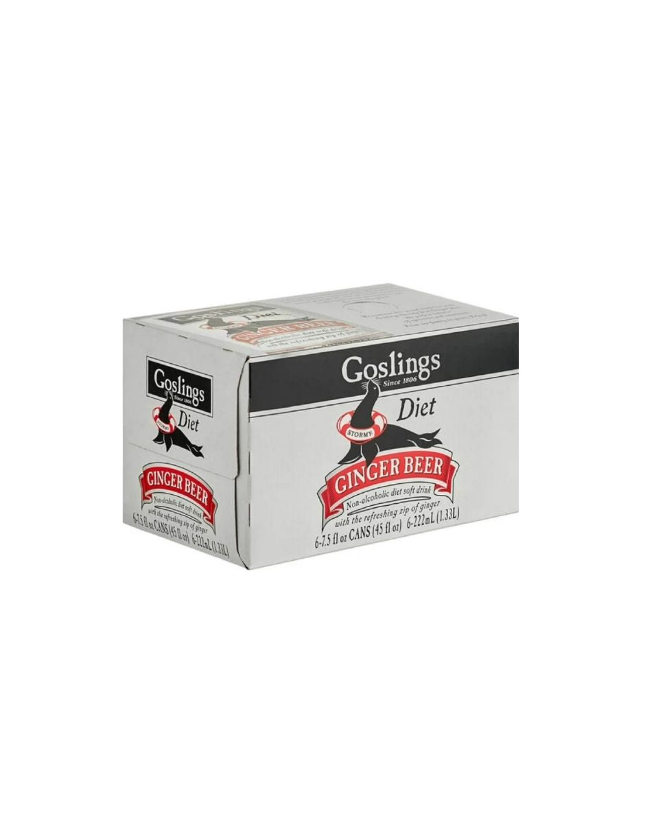 Cerveza de Jengibre Diet para Cócteles 6 latas 355ml - Goslings