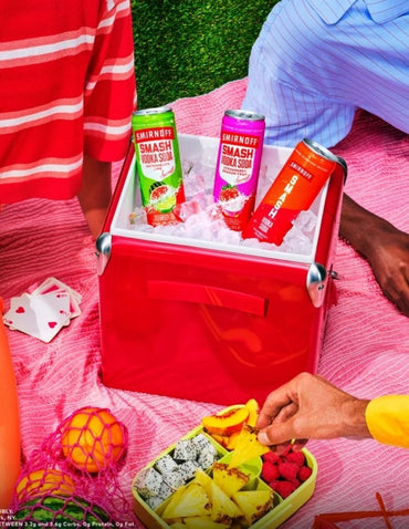 Refresco Alcohólico de Vodka 4.5% Alc.  – 8 Pack 355ml - Smirnoff Smash