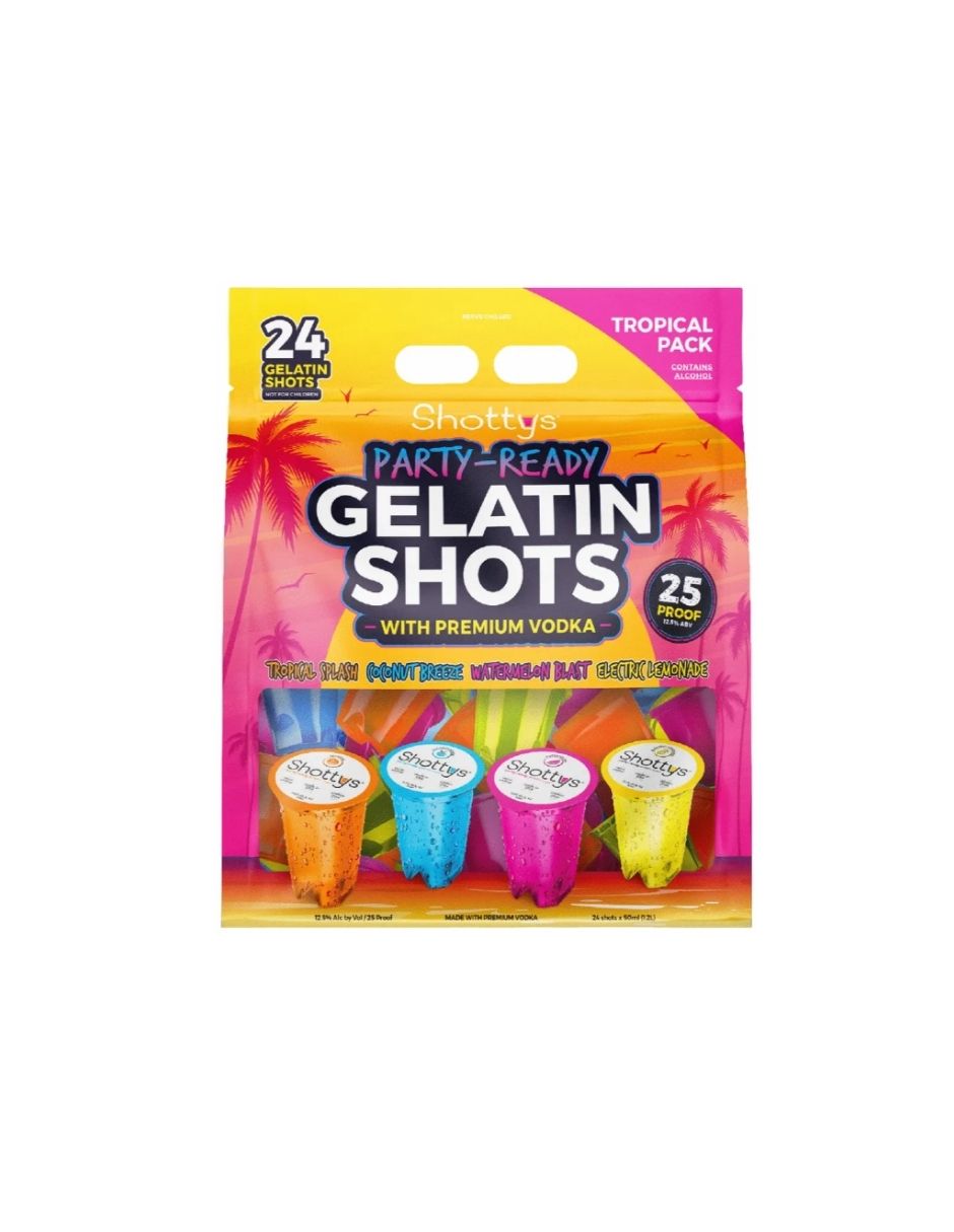 Mini shots de vodka sabores frutales 50ml - Shottys