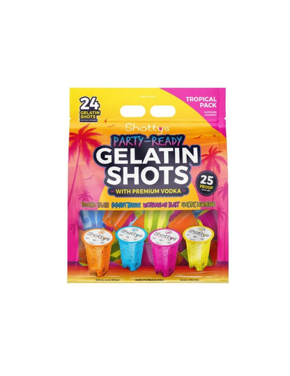 Mini shots de vodka sabores frutales 50ml - Shottys