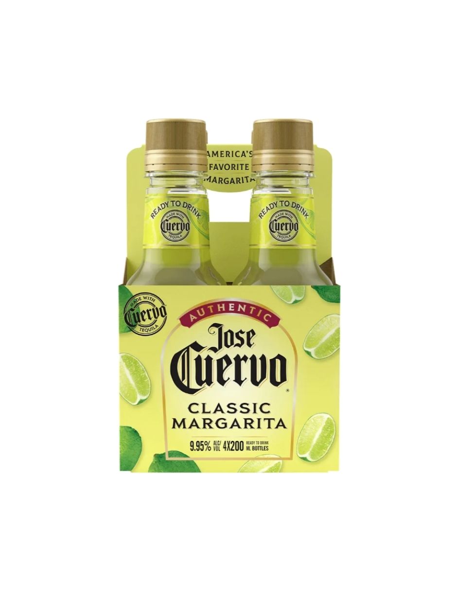 Margarita de Lima 8% Alc. 4 Pack 200ml - Jose Cuervo Sparkling