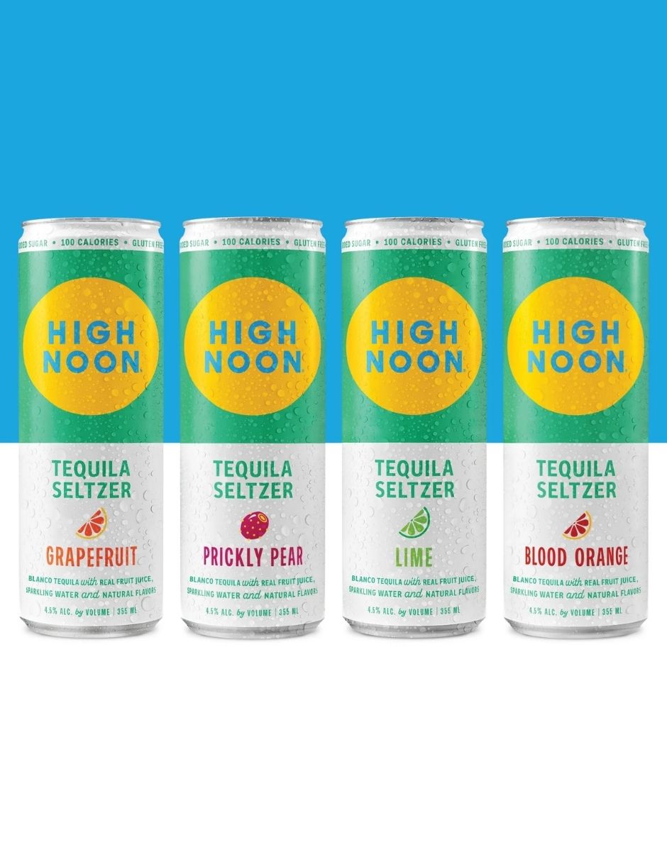 Tequila Hard Seltzer Fiesta 4.5% Alc. 8 Pack 355ml - High Noon