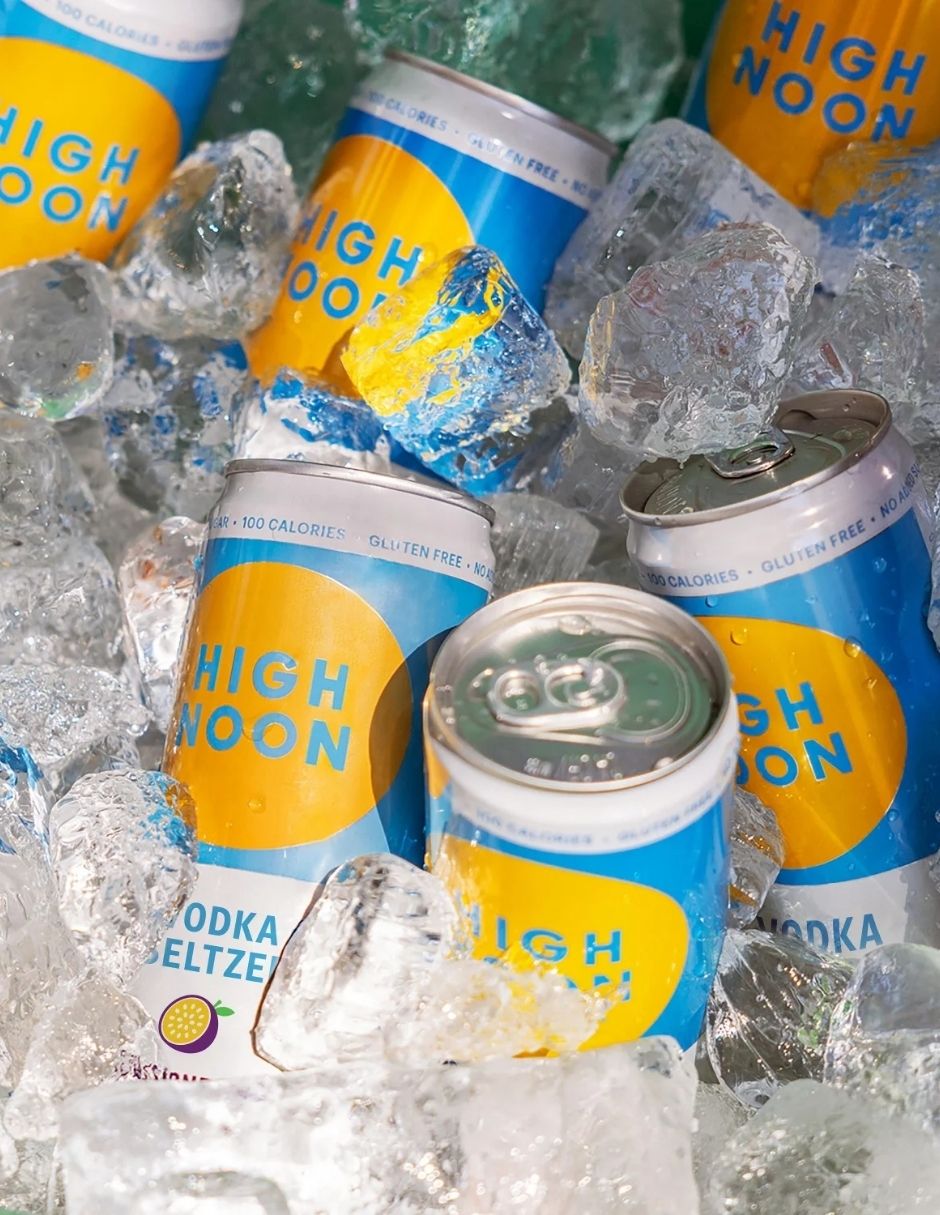 Hard Seltzer High Noon Vodka Tropical Variety 8 Pack 355ml