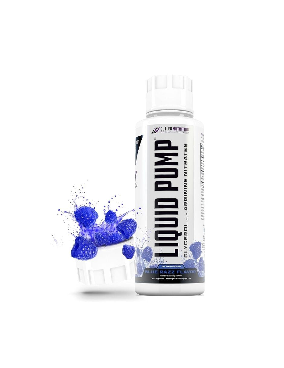 Pre-Work Líquido sin Estimulante Liquid Pump Sabor Frambuesa Azul 473ml