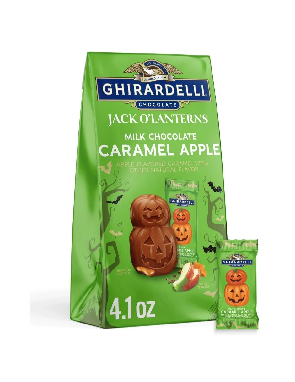 Chocolate Ghirardelli con Leche y Caramelo de Manzana Jack O’Lantern 116.1 gr