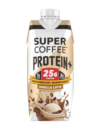 Batido de Café Proteico Super Coffee Protein+ Vainilla Latte 25 g Paquete 18