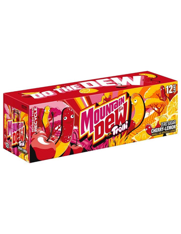 Refresco Mtn Cereza Limón Trolli, 12 pack