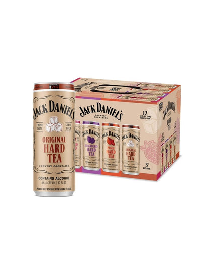 Paquete Variado de Té Jack Daniel's, 12 Latas de 355 ml, 5% ABV