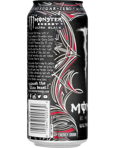 Bebida Energética Monster Ultra Negra 473 ml Sin Azúcar