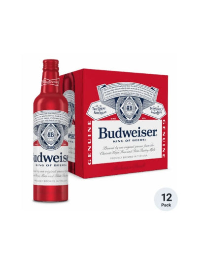 Cerveza Lager Americana Budweiser Paquete  12 pack 473ml