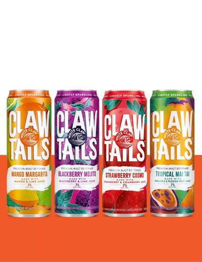 Bebida de Malta Saborizada 7% Alc./Vol.  – 12 Pack, 355ml - White Claw Clawtails