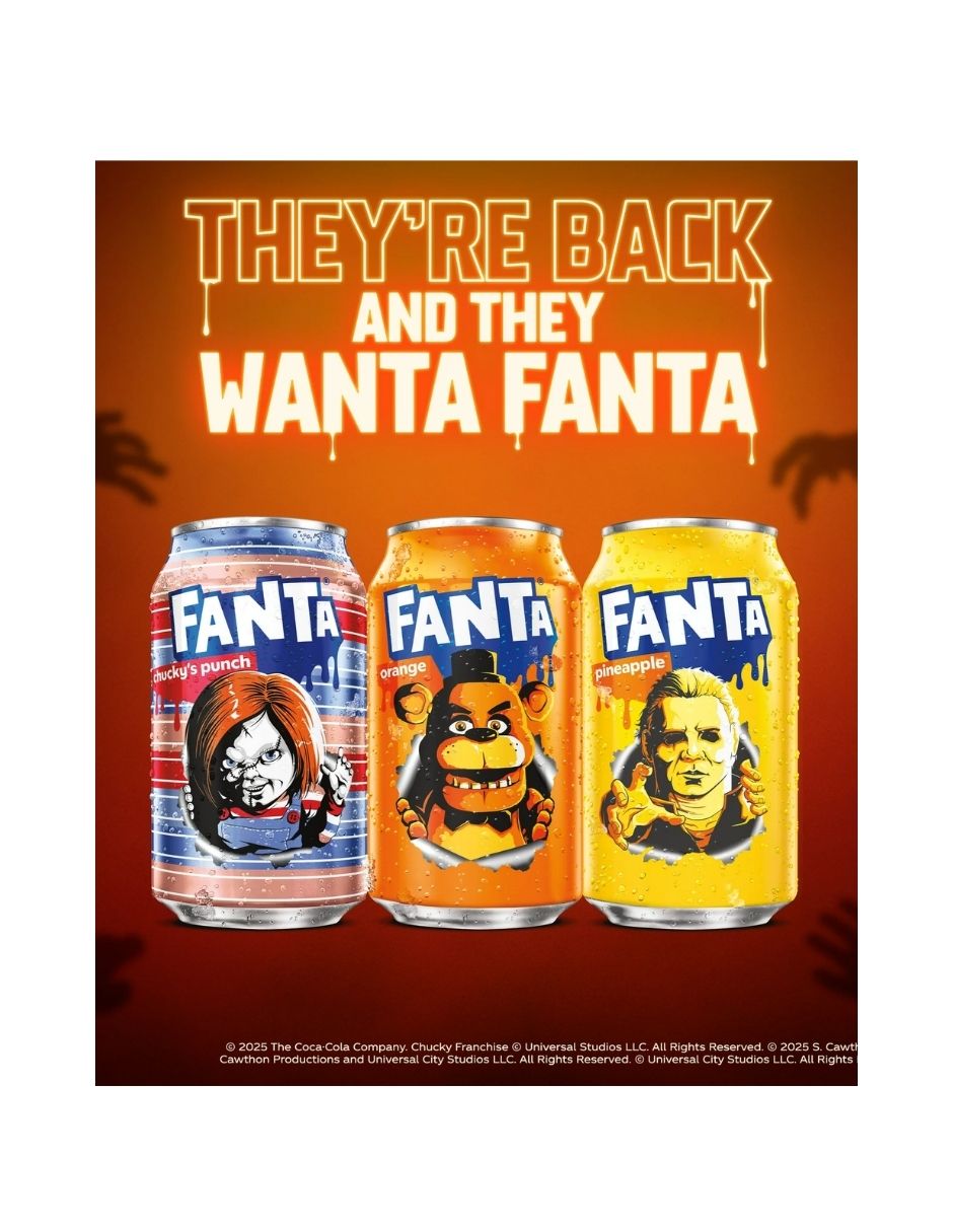 Refresco Fanta Edición Halloween 12 Latas (Variedad)