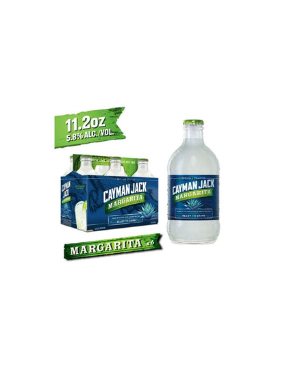Bebida de Malta Sabor Margarita 5.8% Alc./Vol. Cayman Jack – 6 Pack 331ml
