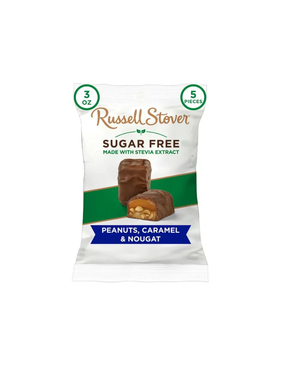 Russell Stover chocolate sin azúcar con Stevia 85gr