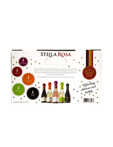 Stella Rosa Stellabration Surtido de vinos semidulces 5 Piezas, 187ml