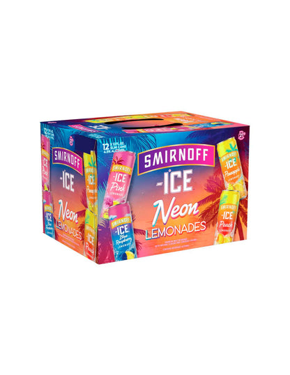 Smirnoff Limonada Ice Neon, 12 pack