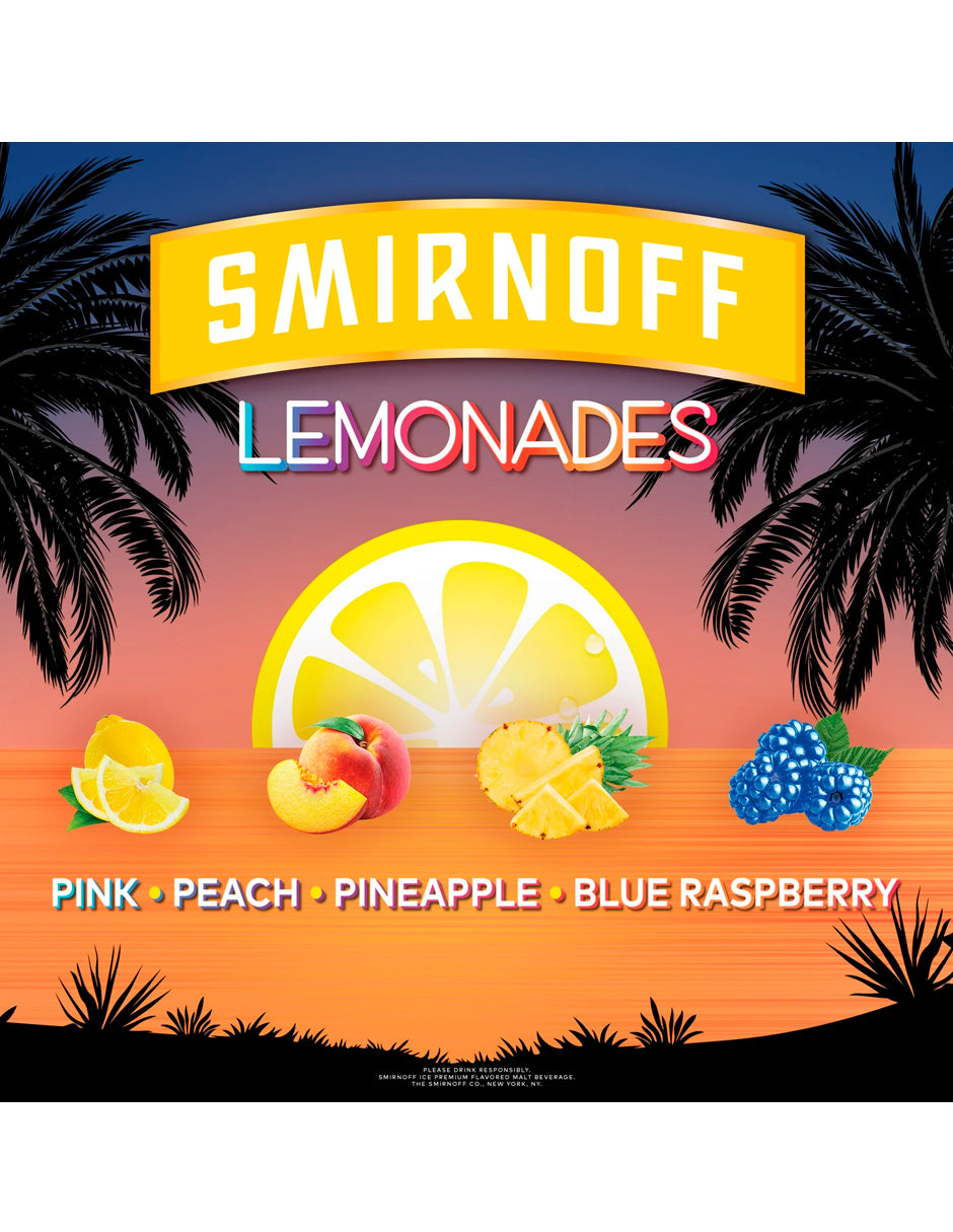 Smirnoff Limonada Ice Neon, 12 pack