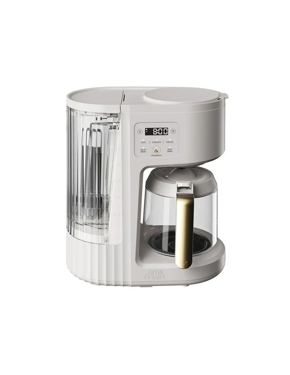 Cafetera Goteo Thyme & Table Blanca con 4 Modos
