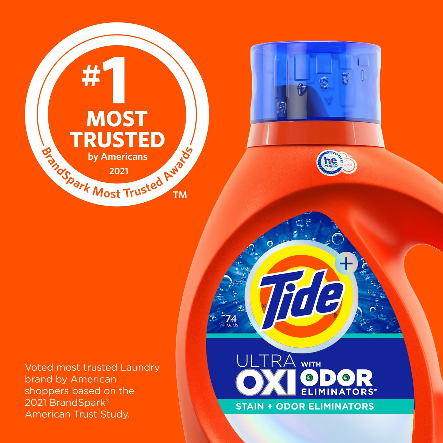 Tide Ultra OXI con eliminadores de olores 2.72L