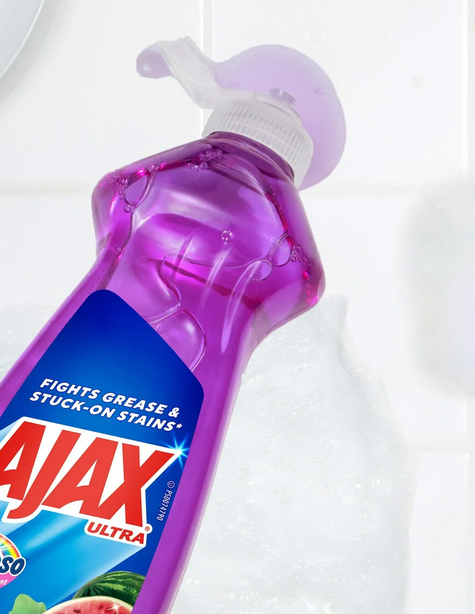 Ajax Ultra Jabón para Platos Líquido con Fabuloso Aroma a Sandía 1.53L