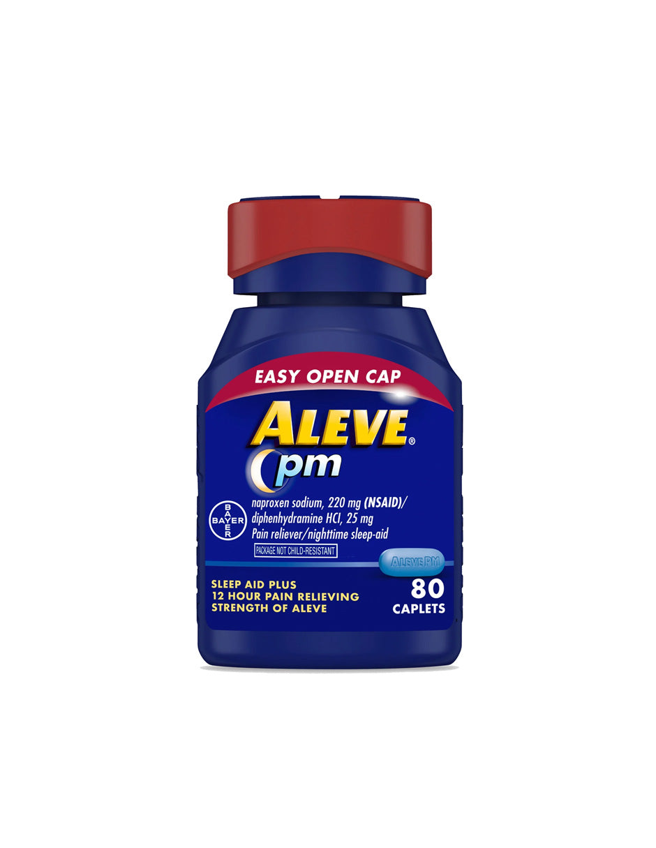 Aleve PM Naproxeno + Ayuda para Dormir 80 cápsulas