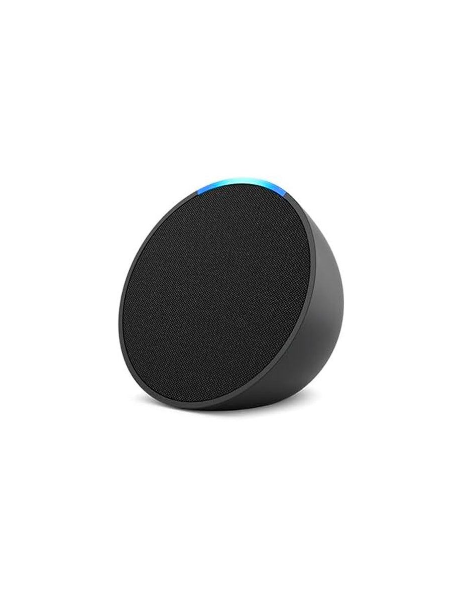 Echo Pop | Altavoz inteligente Bluetooth con Alexa de sonido potente y  compacto | Antracita + funda blanda, Made for , para Echo Pop (modelo  del