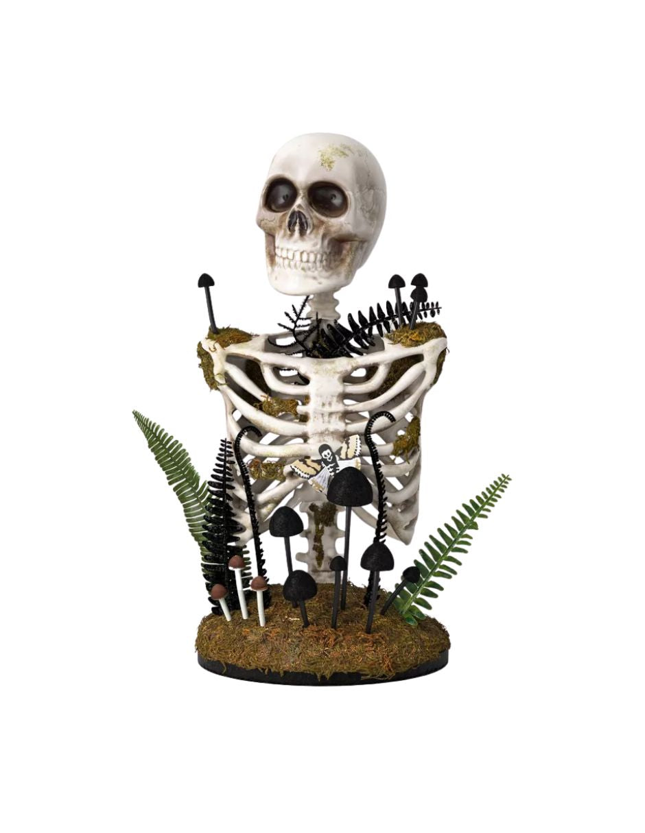 Busto de Esqueleto Decorativo Halloween 42 cm
