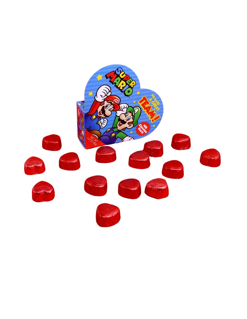 San valentin caja de Mario bros con chocolates 45gr