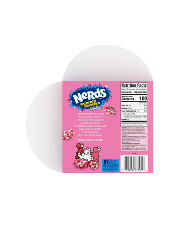 Nerds gummy clusters san valentin corazon 170gr