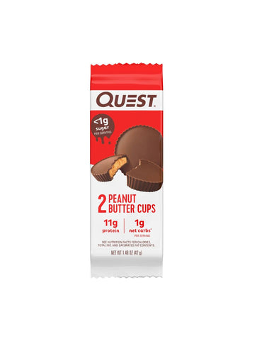 Quest Nutrition, peanut butter cups alta en proteínas, baja en carbohidratos,4 pack