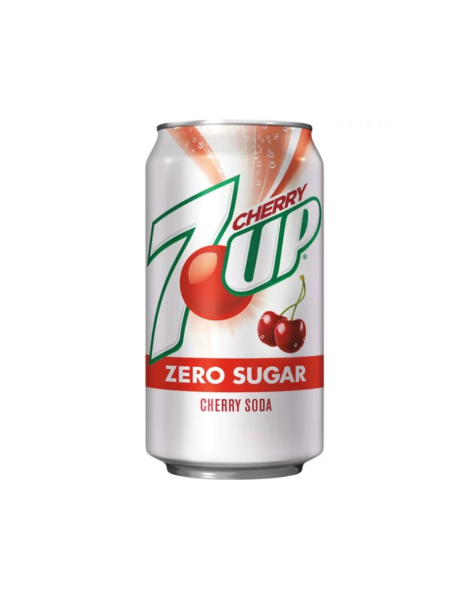 Refresco 7 up Cherry sin azúcar 12 pack