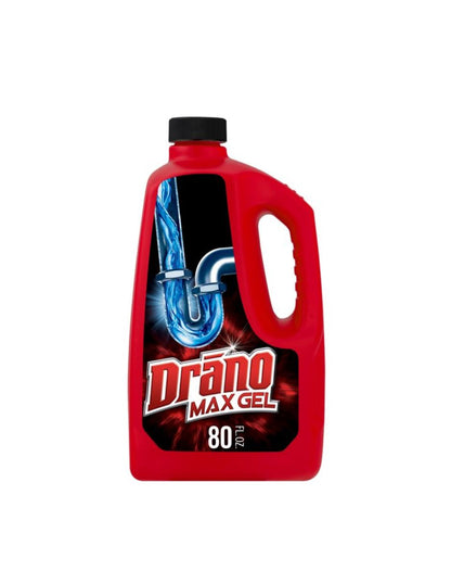 Removedor de obstrucciones en gel Drano Max, 80 oz