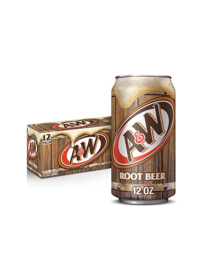 Refresco A&W root beer 12 pack