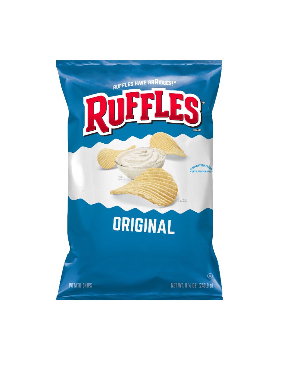 Ruffles papas (Diferentes sabores)