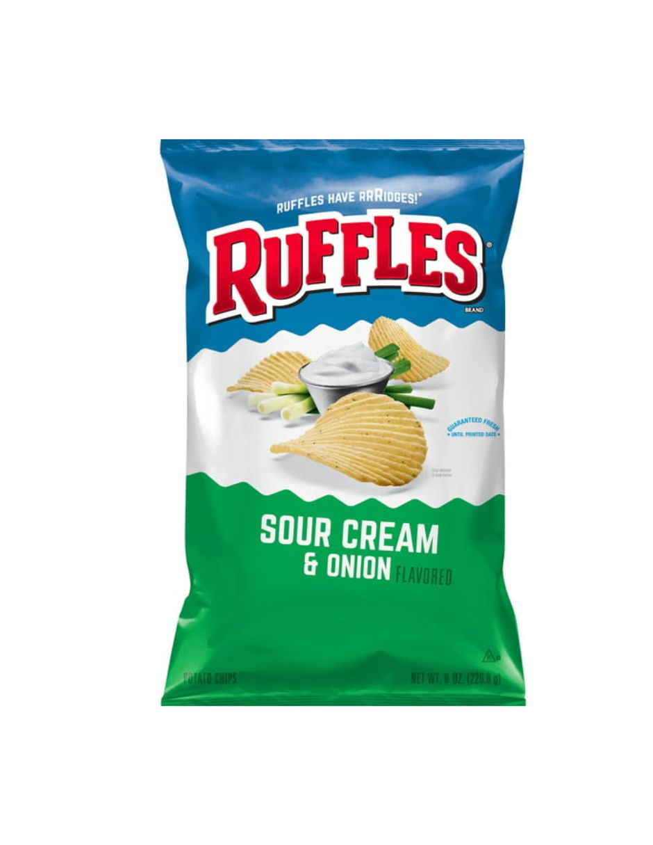 Ruffles papas (Diferentes sabores)