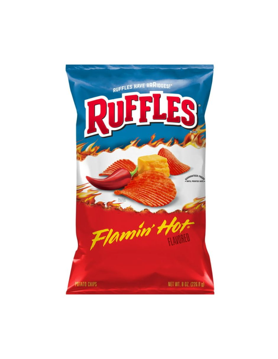 Ruffles papas (Diferentes sabores)