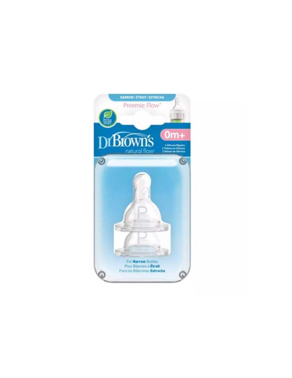 Tetinas Cuello Ancho Dr. Browns Nivel Prematuro 1 2 3 4 y corte Y Dr.Browns  BrownBocaAncha